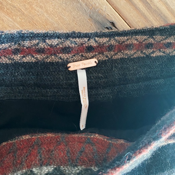 Free People Wood Blend Boho Winter/Autumn Shorts - Picture 3 of 5